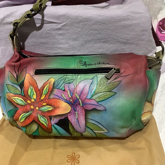 Anuschka Luscious Lily Handbag - Picture 2 of 16